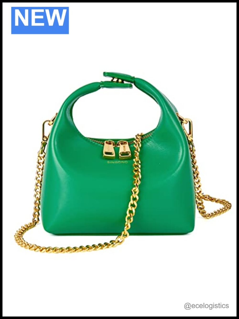 SINBONO Small Top Handbags Women Soft Vegan Leather Shoulder Hobo Crossbody